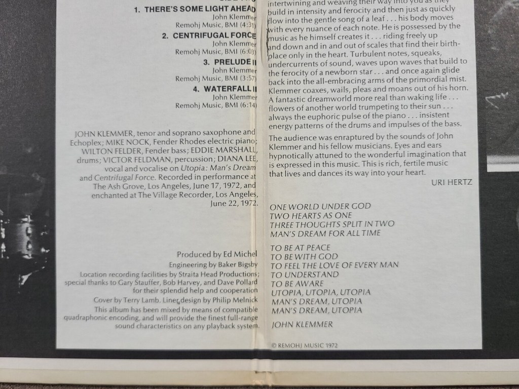 john-klemmer-waterfalls-liner-notes-credits