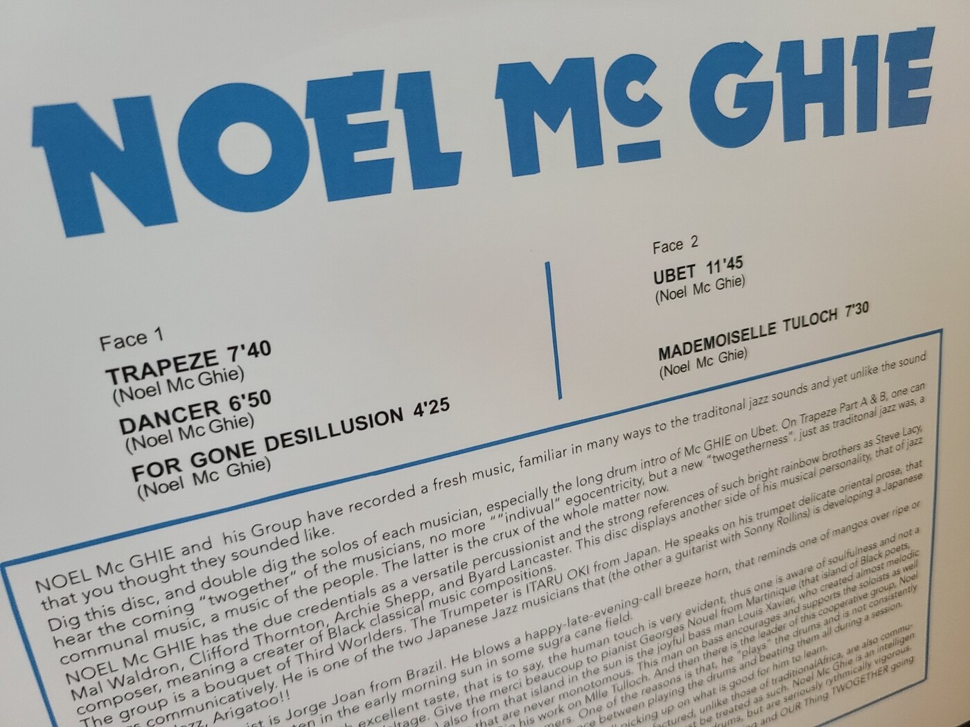 noel-mcghie-and-space-spies-tracklist-detail